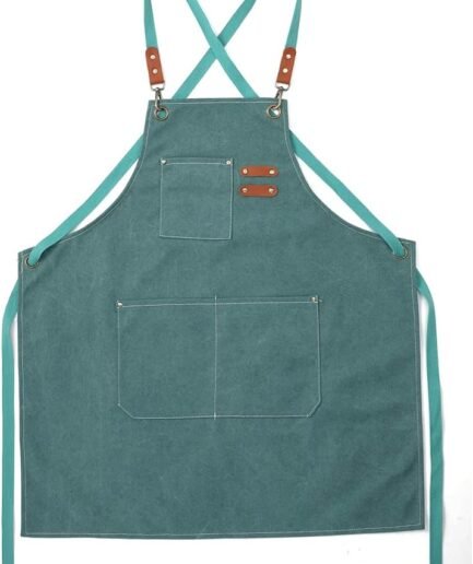 Heavy-Duty Children's Canvas Apron Adjustable Straps