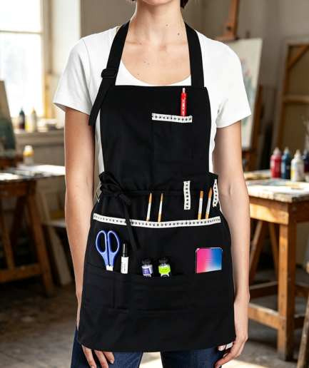 Adjustable Artist Canvas Apron for Gardening Crafting