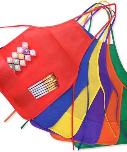 Children's Art Apron Two Pockets Classroom Craft